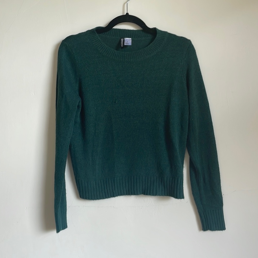 H&M Green Sweater XS